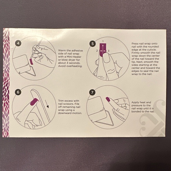 Jamberry Mini Heater Nail Wrap Kit Bundle Manicure DIY - Picture 7 of 10